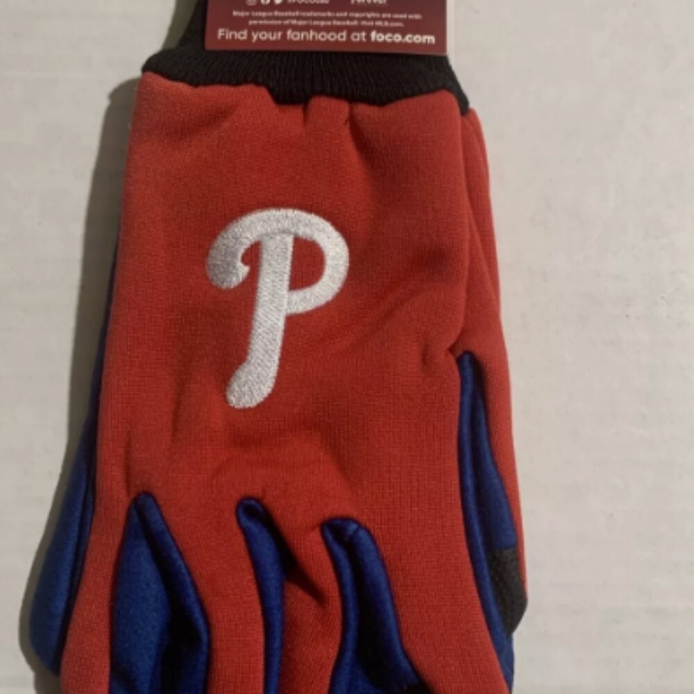 Philadelphia Phillies MLB Unisex Color Texting Gloves FOCO